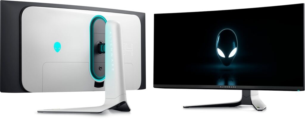 Alienware 34 Curved QD-OLED Monitor-AW3423DW_duo-lf-front